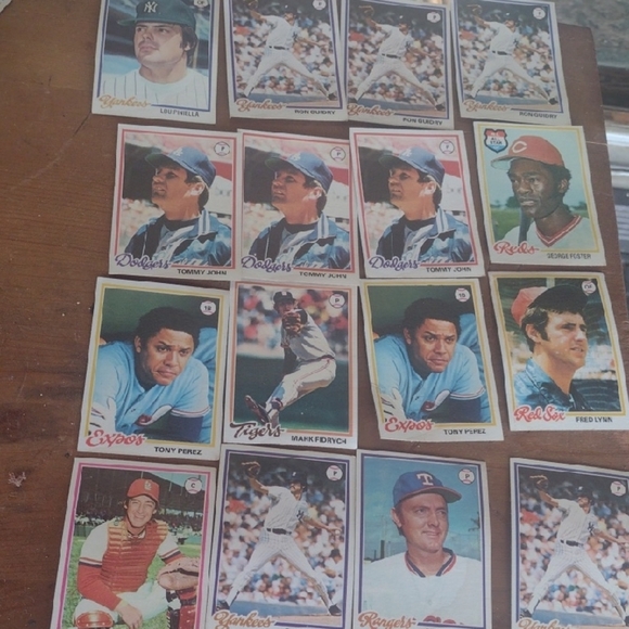 1978 Baseball Trading Cards Collection(16 Count) - Picture 1 of 5
